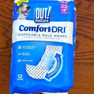 Out! Male disposable diapers Sz XS/S